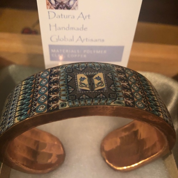 Palm Copper Cuff 2 - Picture 8 of 8